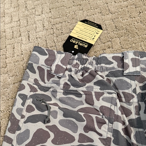 BURLEBO Men's Camouflage pants  in Gray and Cream - Picture 10 of 10